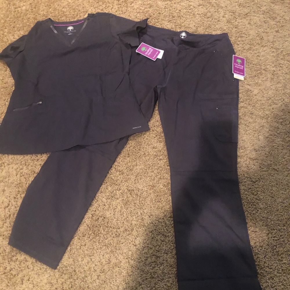 Healing Hands Scrub Set NWT